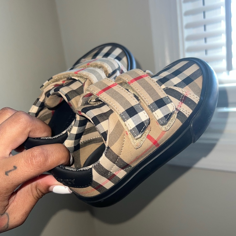 Burberry Kid gym shoes for 3yr old or size 24
